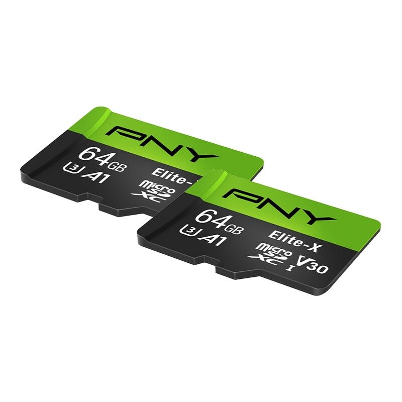 Thẻ nhớ PNY 64GB microSDXC Elite-X 100MB/s Kèm Adapter - Hàng chính hãng Vĩnh Xuân phân phối