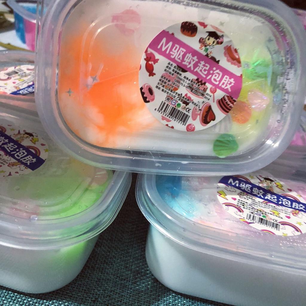Slime sữa chuối - Banana milk slime - Basic slime - Hương chuối - Đồ chơi xả stress