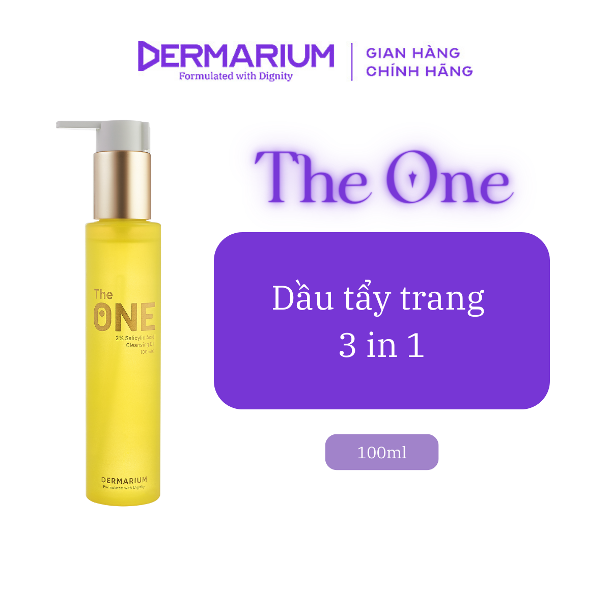 Dầu Tẩy Trang Dermarium The One Oil Cleanser 150ml