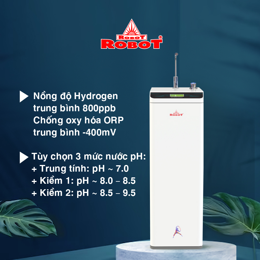 Máy Lọc Nước RO Hydrogen Kiềm ROBOT HydroMega-9 - Hàng Chính Hãng