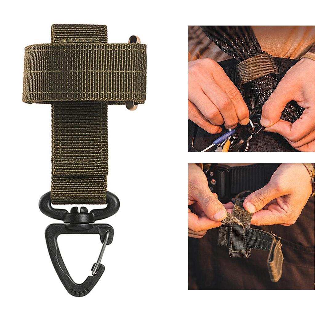 2pcs Glove Holder Strap Grabber Hiking Climbing Belt Rope Hanger Hook Hanger