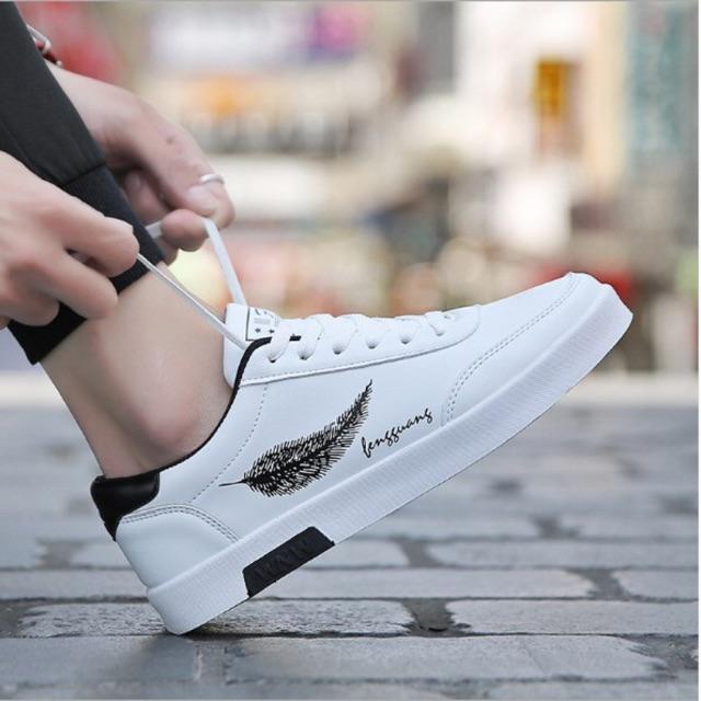 Giày thể thao nam, giày sneaker nam lông vũ G026