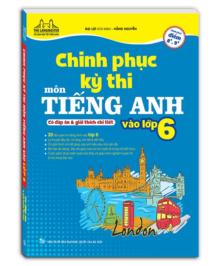 Sách - Chinh phục kỳ thi môn tiếng anh vào lớp 6
