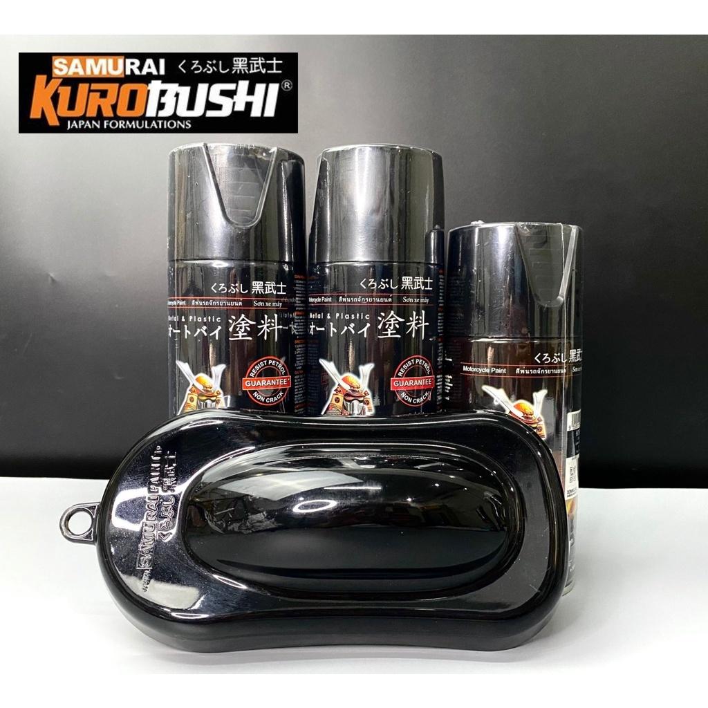 COMBO Sơn Samurai màu đen 109 gồm 3 chai đủ quy trình độ bền cao