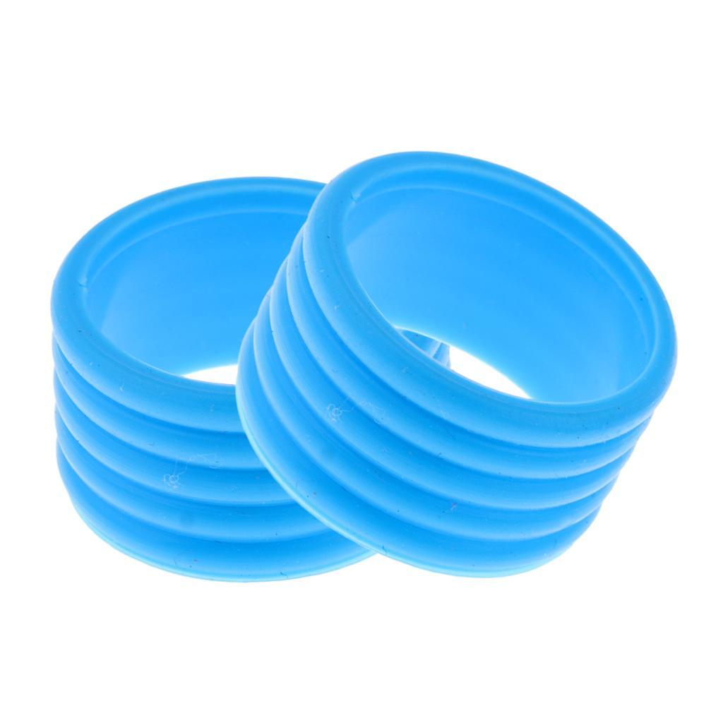3-7pack 2 Pieces Badminton Tennis Racket Handle Fix Ring Protector Band Overgrip