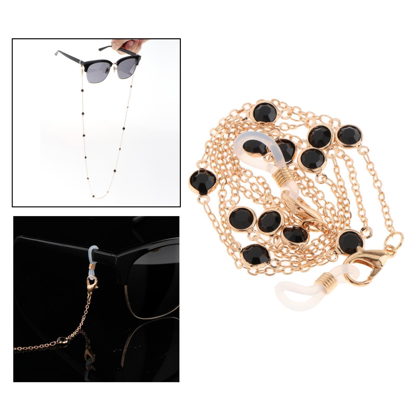 Metal Beaded Eyeglass Chains Chian Strap Holder Neck Chain