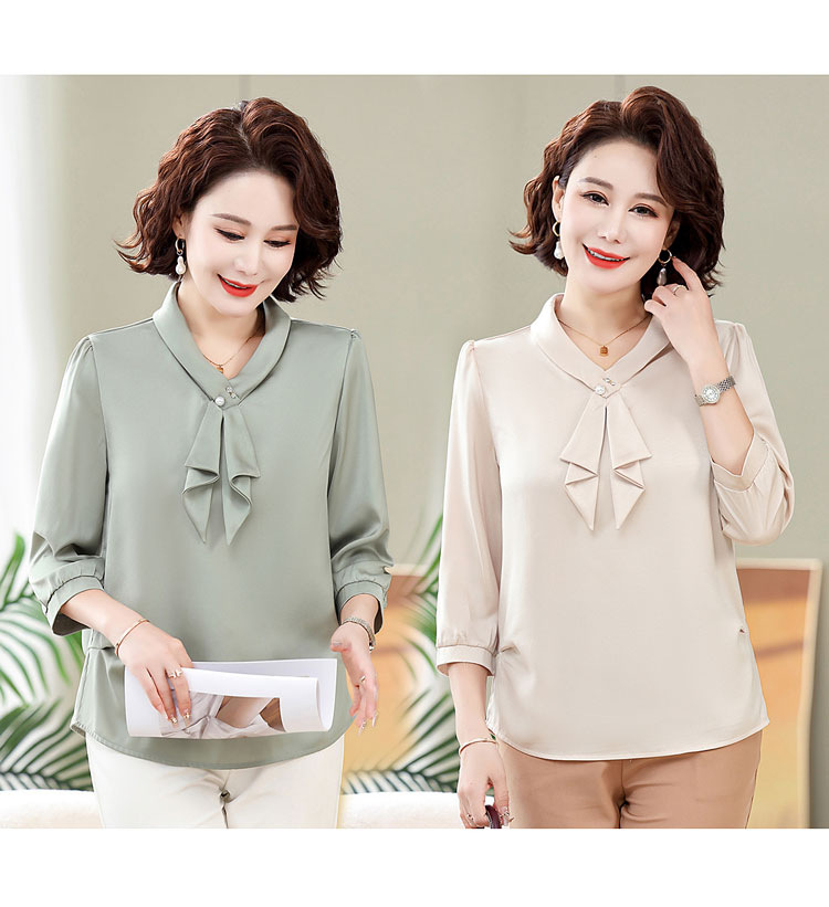 Áo Sơ Mi Tay Lỡ Trung Niên Sang Trọng SM101 - Hàng Quảng Châu Cao Cấp