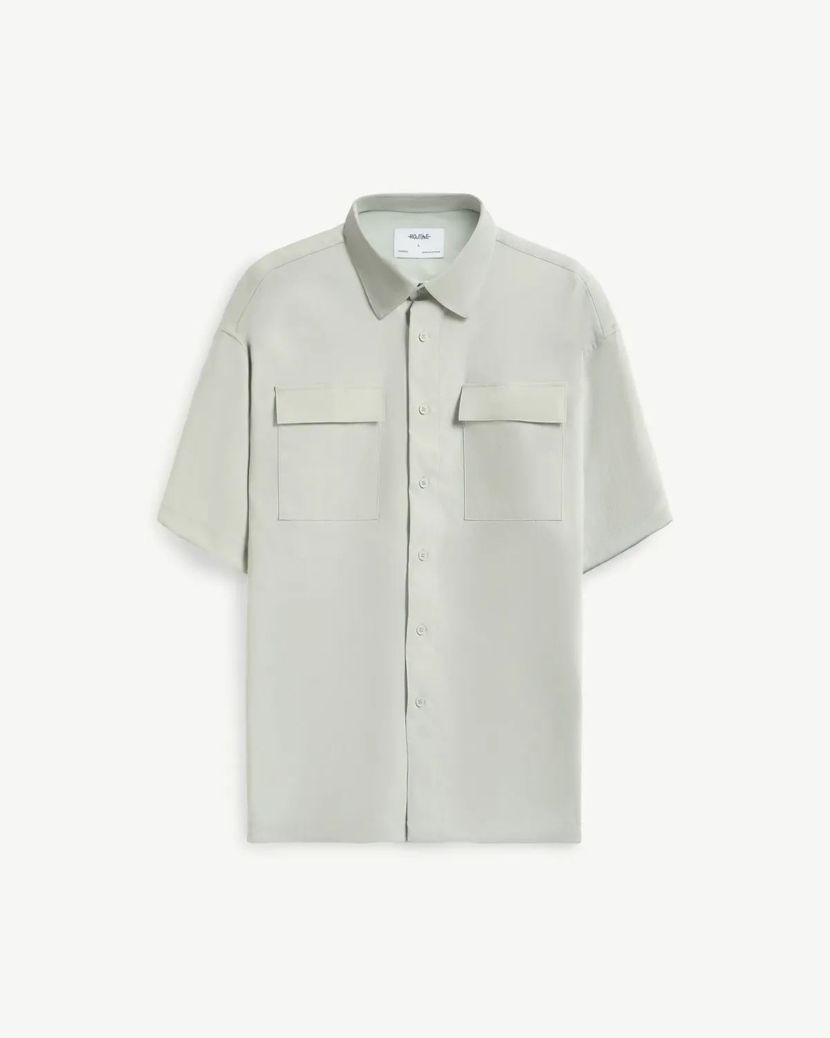 Áo sơ mi tay ngắn . Oversize - RT  10F24SHS037 | ROUTINE CÀ MAU