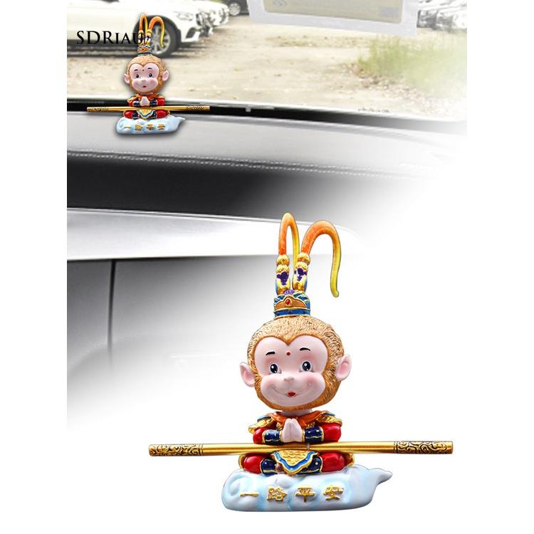 Mô Hình Chú Khỉ Hoạt Hình Mini Trang Trí Xe Hơi
