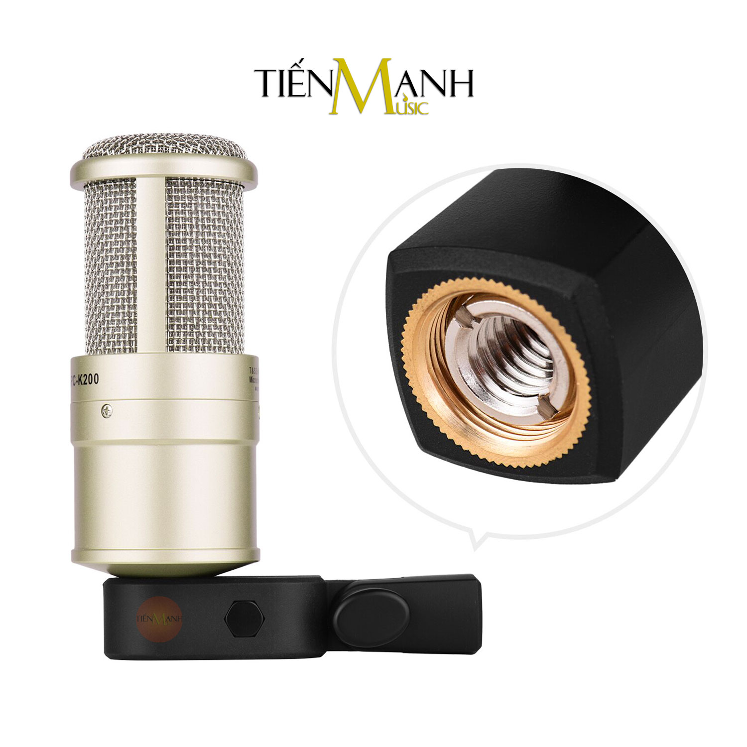 Micro Takstar PC-K200 - Mic Thu Âm Condenser Livestream Phòng Thu Studio PC K200 Microphone PCK200 Hàng Chính Hãng