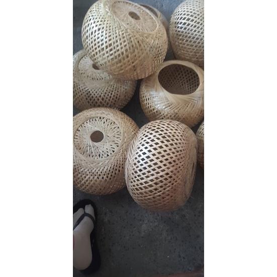Lồng đèn tre trang trí noen Tết gia đình nhà hàng