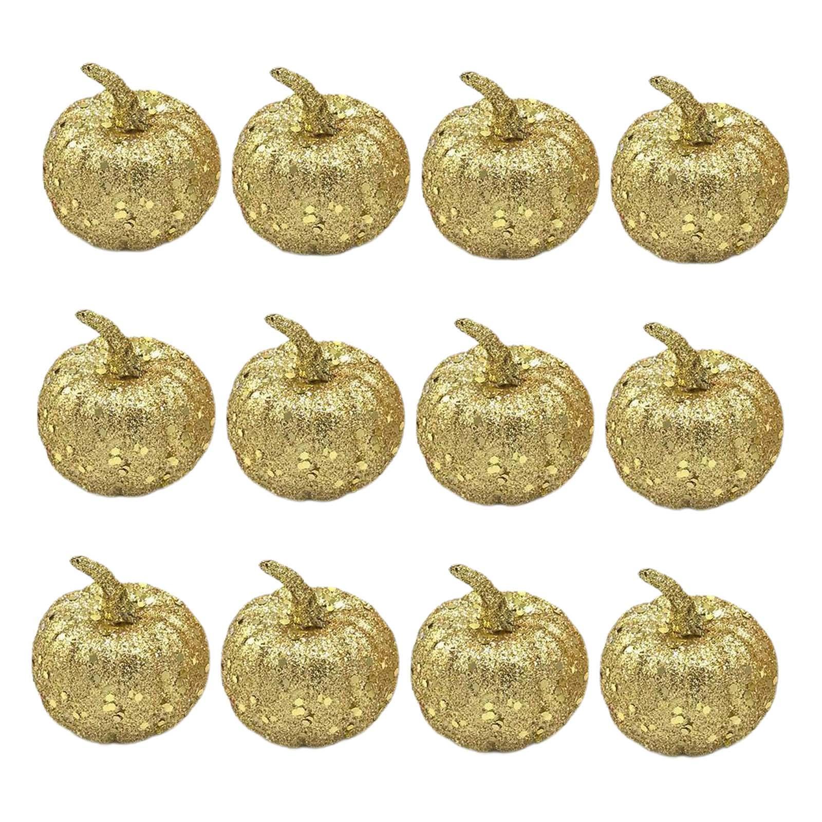12x Foam Pumpkin Models Handmade for Table Centerpiece Thanksgiving Festival