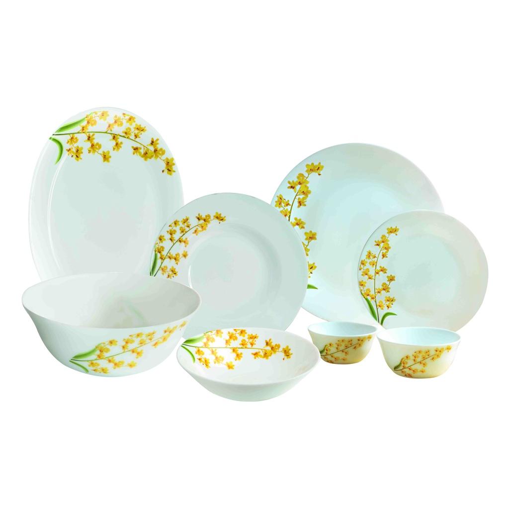 Bộ 6 chén cơm thủy tinh Diva Ivory Y.G - Hàng nhập khẩu