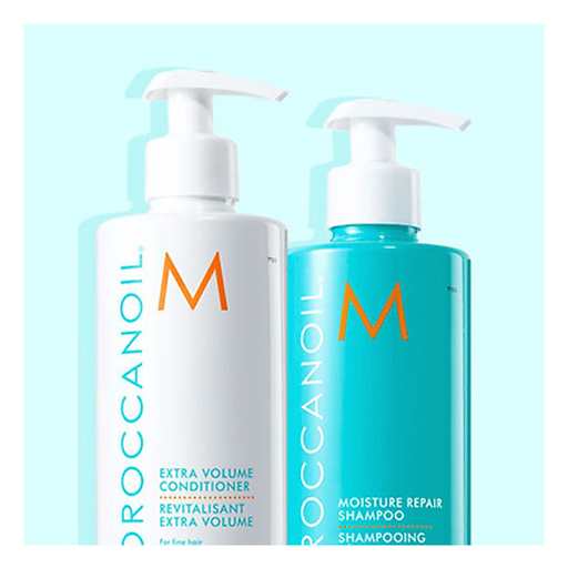 Bộ Combo Bộ Dầu Gội và Xả Phục Hồi Tóc Hư Tổn Moroccanoil Moisture Repair Full Size + Tặng Reuzel Tonic 100ml - Chính hãng