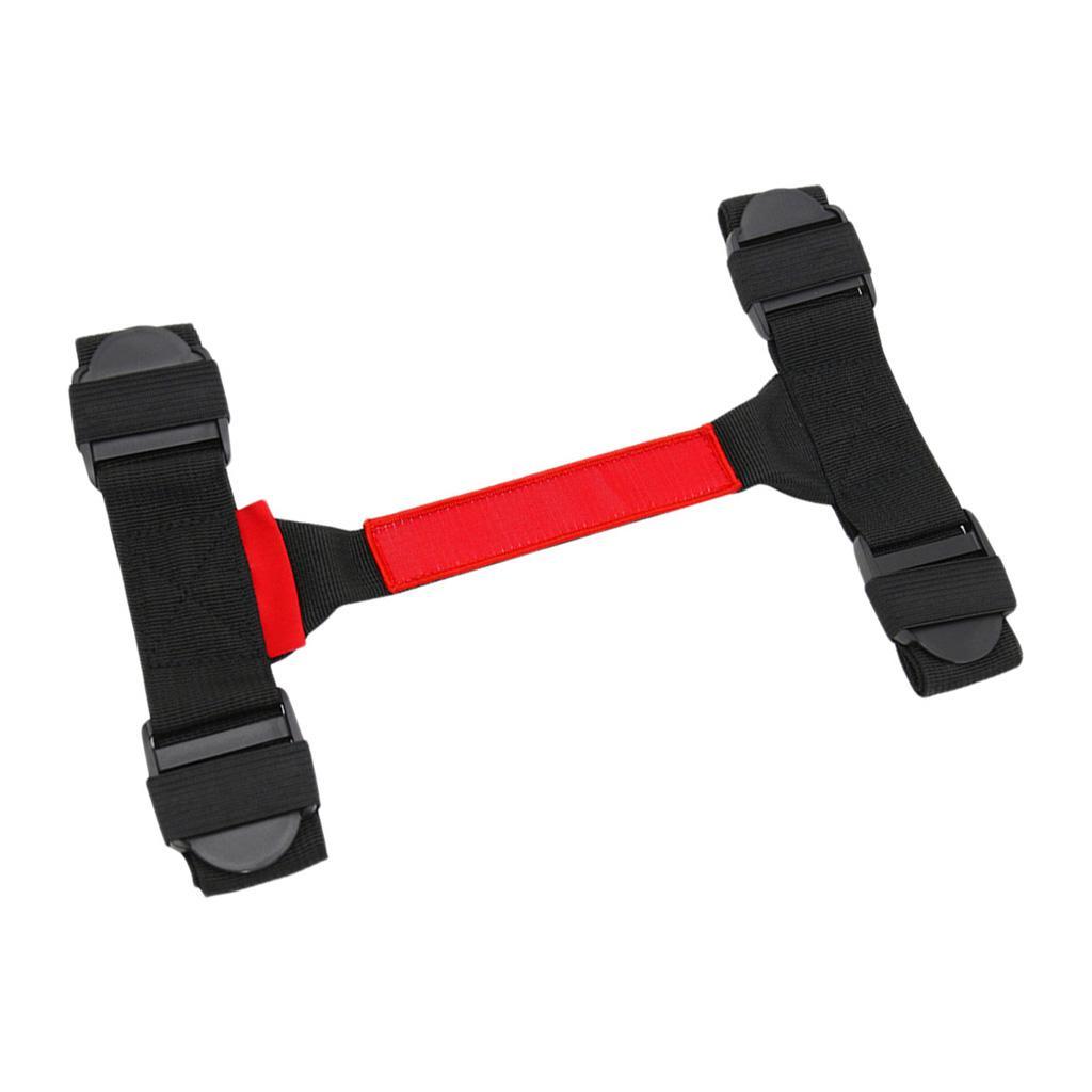 Motorcycle Side Aluminum Box Handle Strap Rope for F800GS Red
