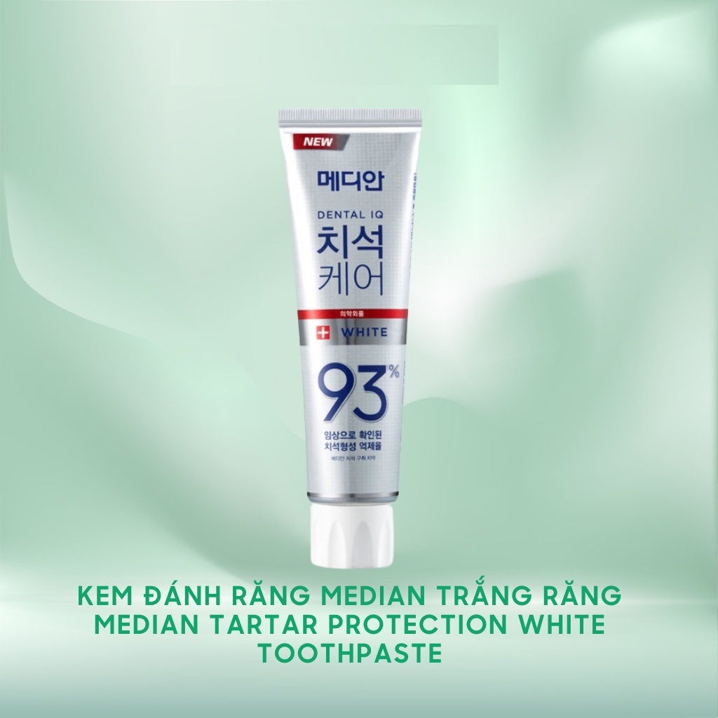 Kem Đánh Răng MEDIAN Dental IQ 93% Hàn Quốc Giúp Sạch Răng,Trắng Răng,Răng Chắc Khoẻ 120g