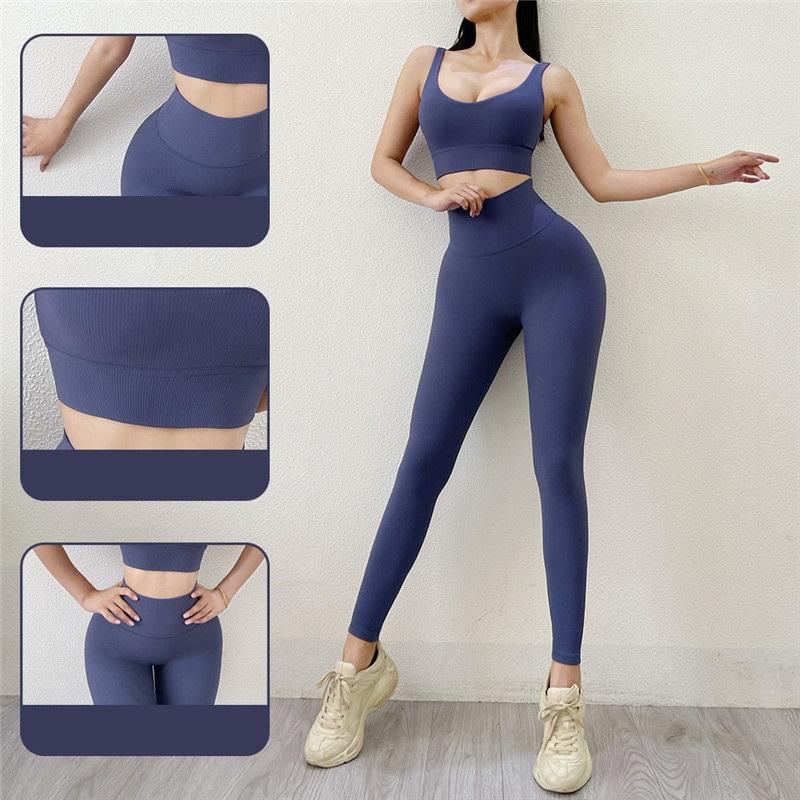 2021 Hàng Mới Về Nữ Thể Thao Quần Cao Cấp Nơ Gợi Cảm Đào Mông Quần Legging Thể Dục Chạy Thun Tập Gym Quần Áo Quần