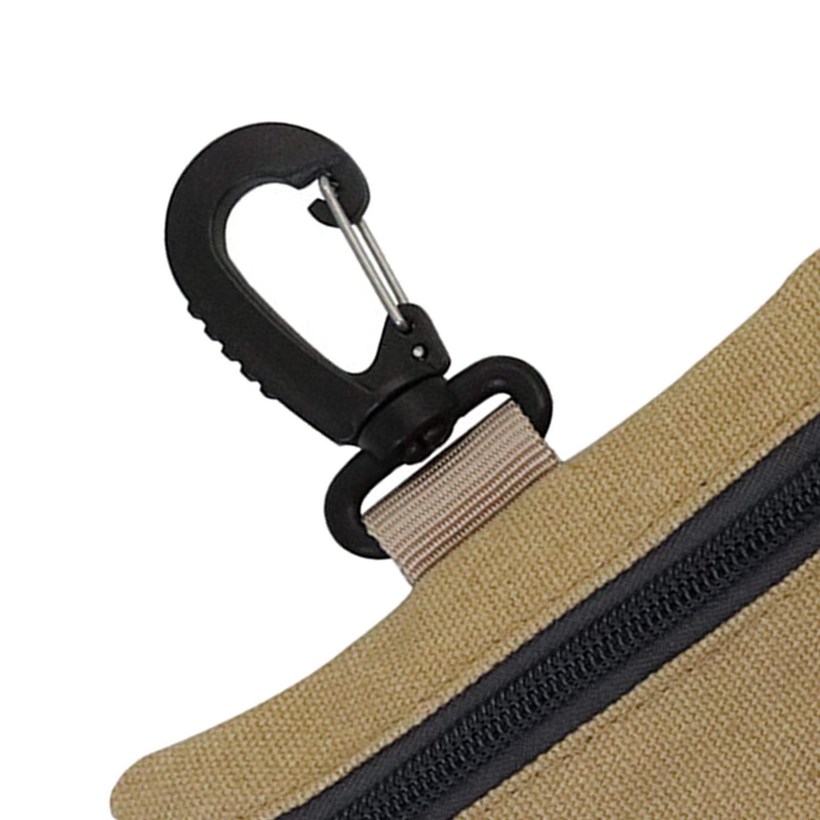 Durable Molle Pouch Keys Coins Triangle Wallet with Swivel Hook, Tactic Waist Bag Case Coin Purse Little Change Wallet