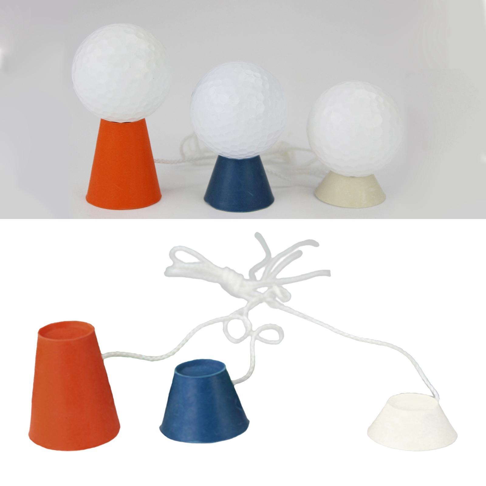 2x Rubber Winter golf professional tees Golf Rubber Tees  Golf Tee Holder with Different Heights for Frosty Days Golf  Training