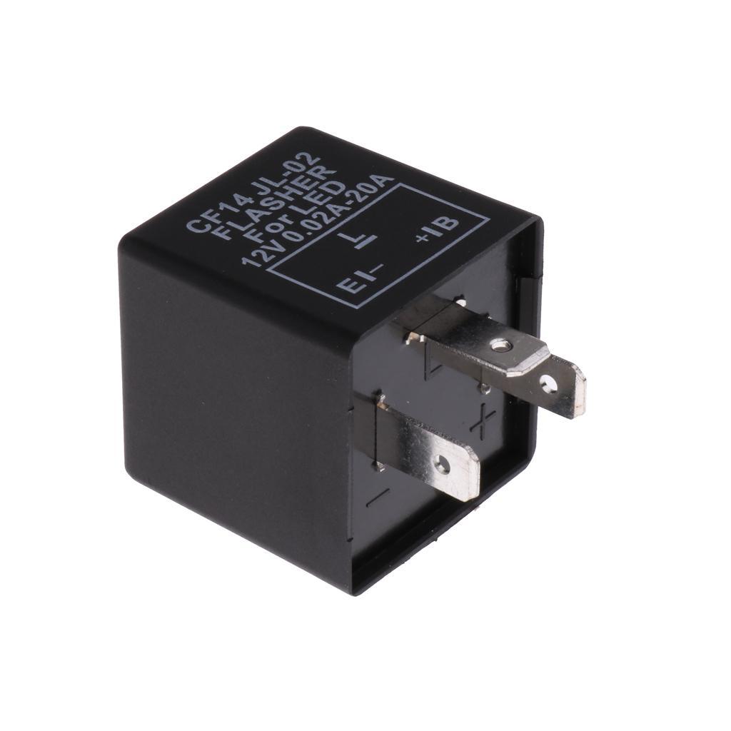 JL-02 3 Pin Flasher Relay 20A 12V   Flash Controller