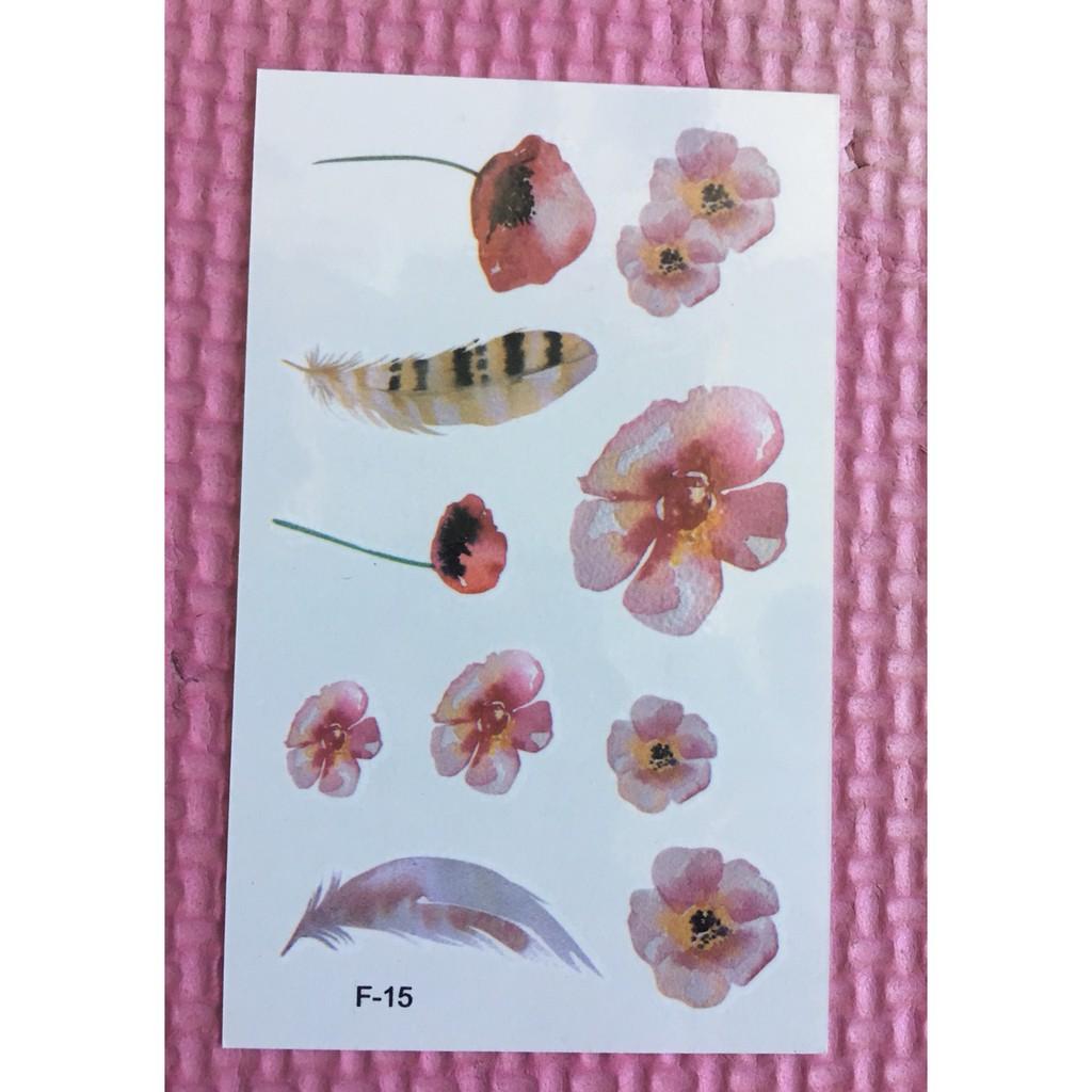 Combo 10 tấm xăm dán tatoo