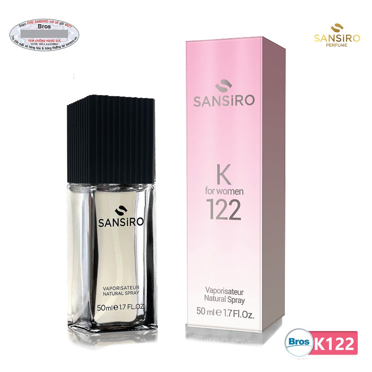 K122 - Nước hoa Sansiro 50ml cho nữ