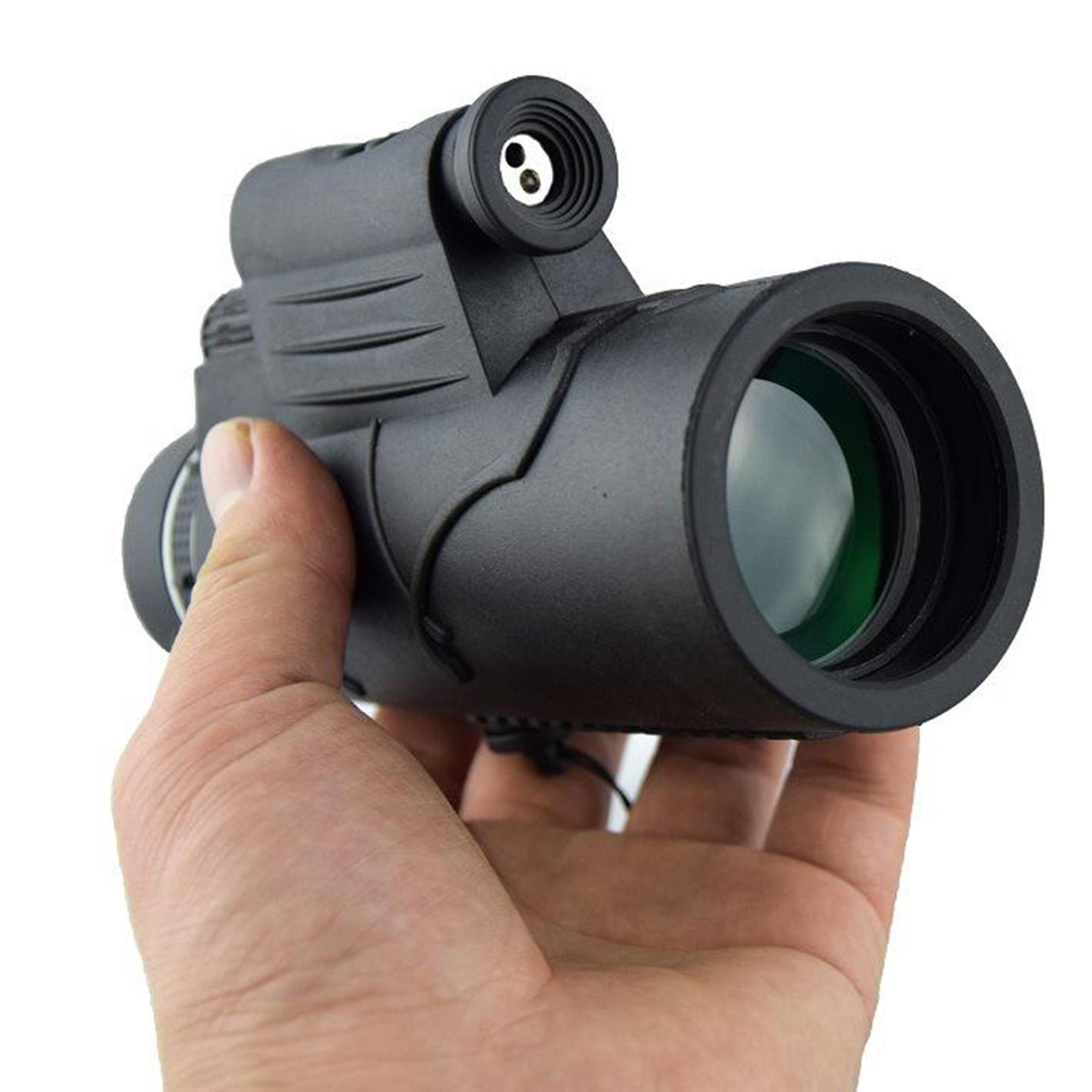 12X50 Monocular Telescope+Tripod+Clip Flashlight Infrared for Phone