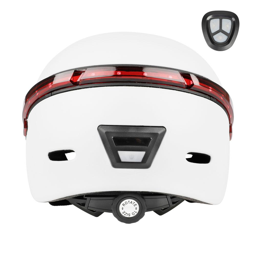 Cycling Helmet Breathable & Comfortable Safety Helmet with Warning Light Remote Controller for Men Women