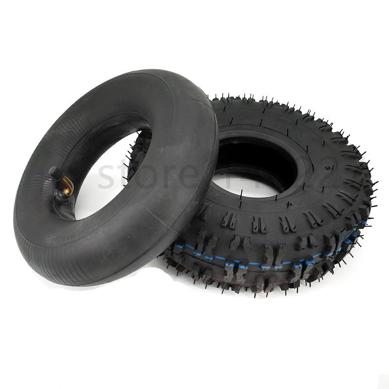 Lốp khí nén 4.10-4 Lốp ngoài 4.10/3.50-4 Ống bên trong cho ATV Quad Go Kart 47CC 49cc Chunky Fit Color: only outer tire
