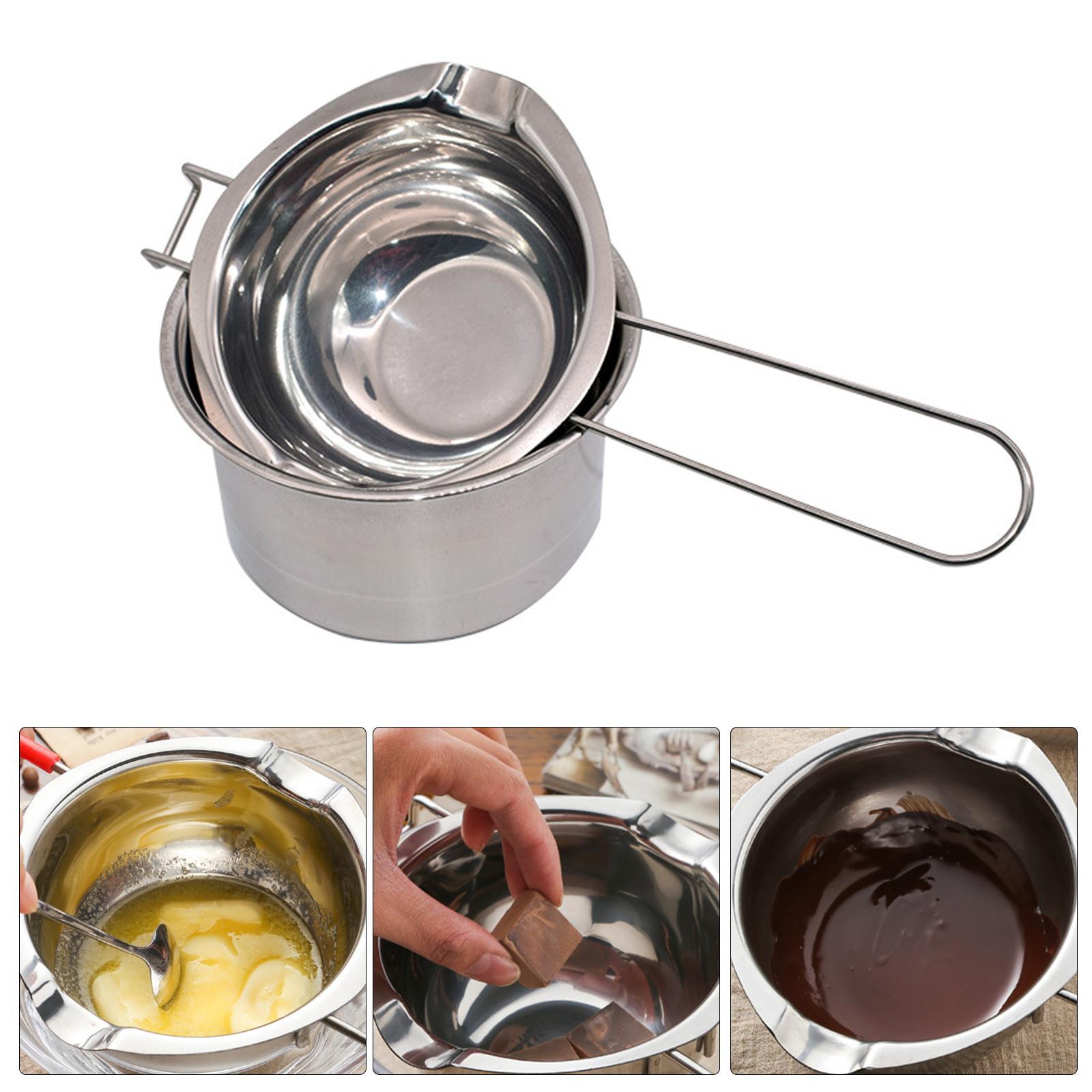 Stainless Steel Double Boiler Melting Pot for Melting Chocolate, Butter, Scented Candle Making