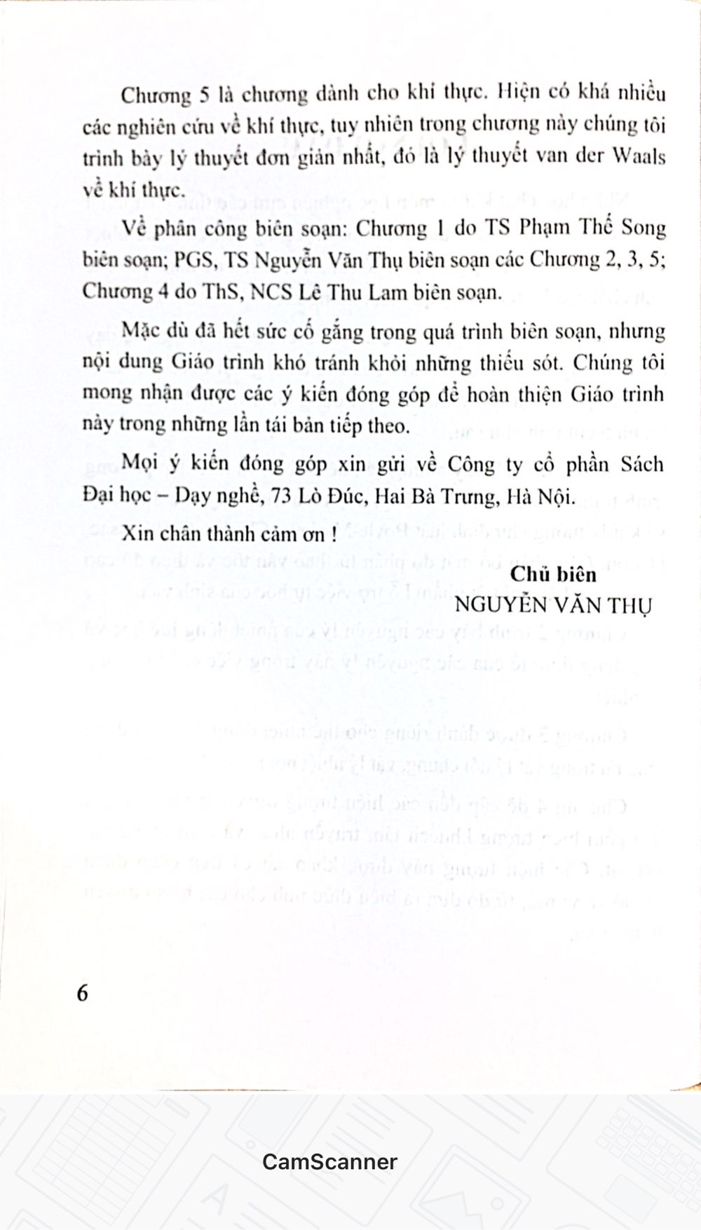 Giáo trình Nhiệt Học Chất Khí