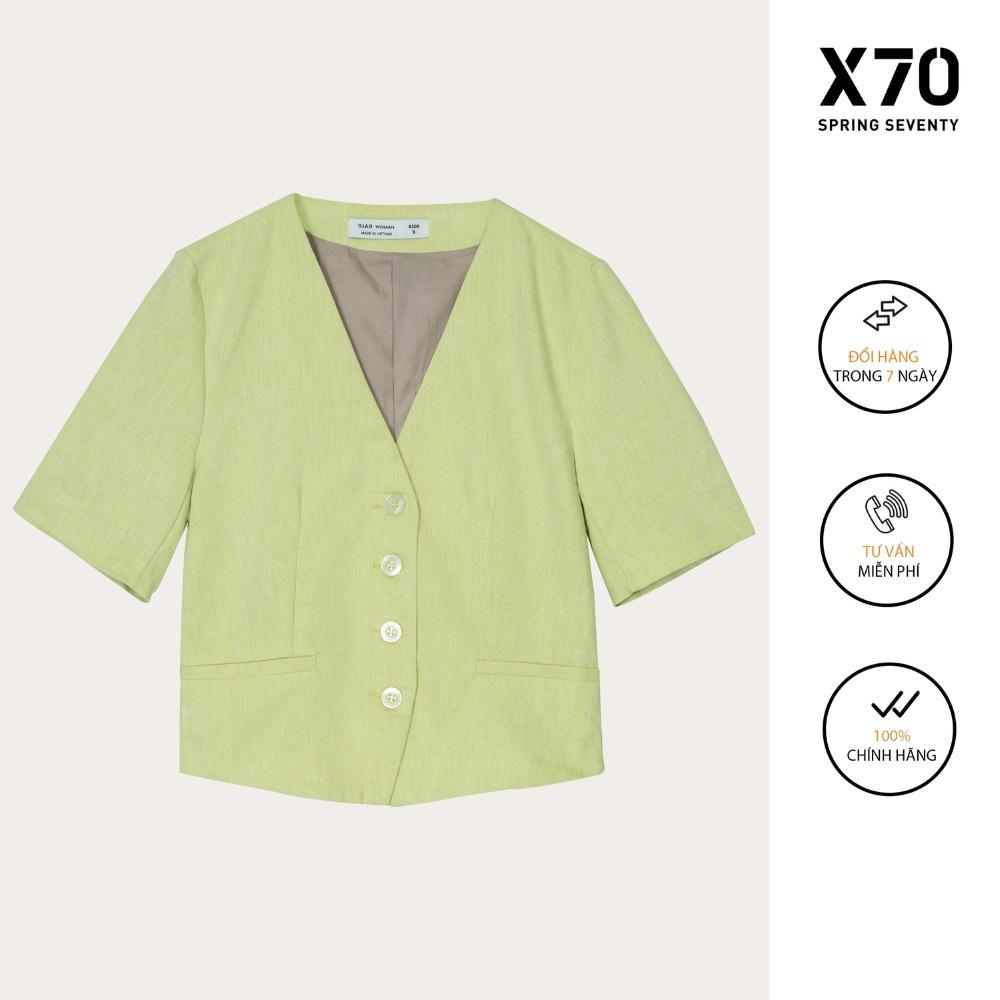 Áo Blazer Nữ Thiết Kế Tay Dài Có Túi Thời Trang X70 - 02700001