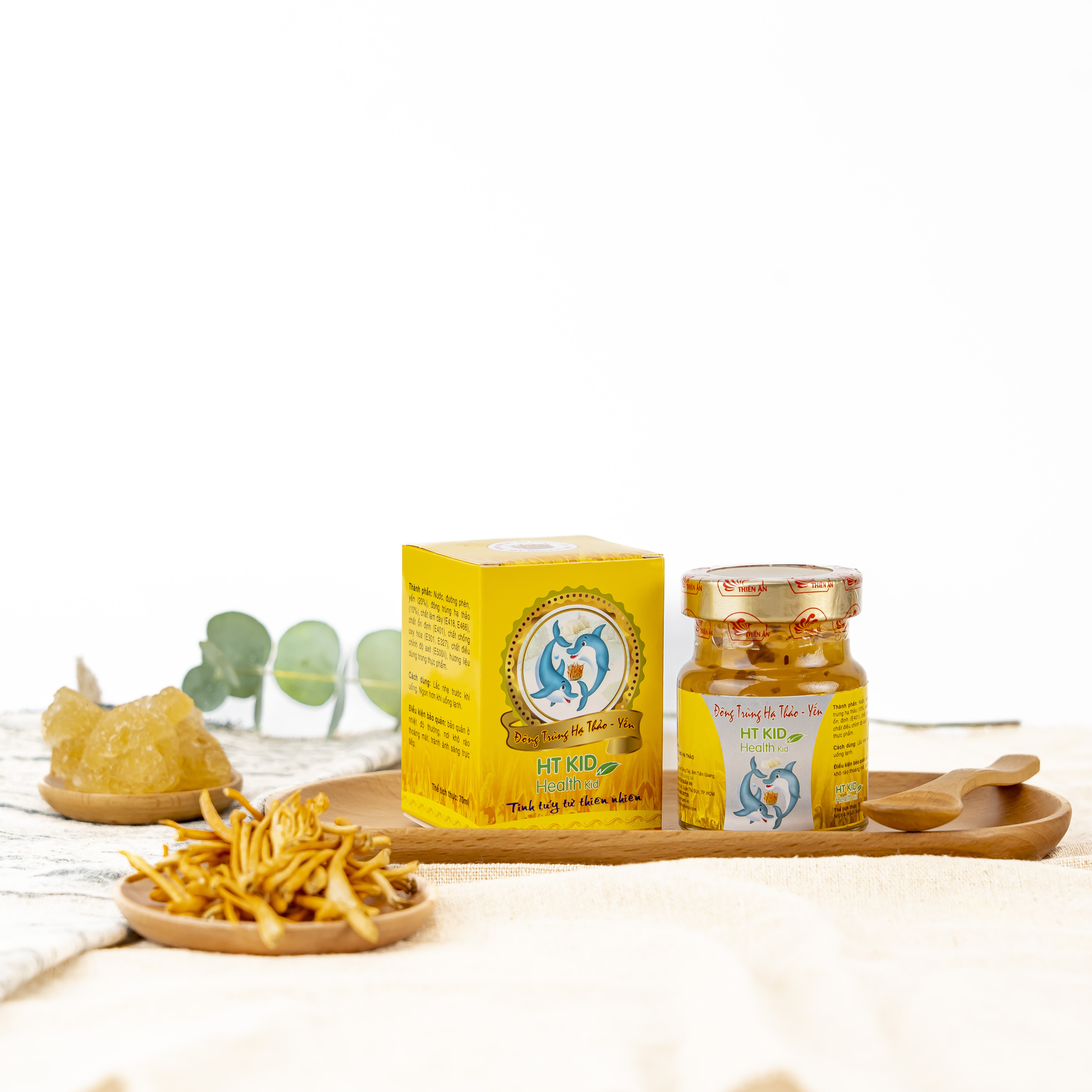 Đông Trùng Hạ Thảo Yến Kid Thiên Ân - Lốc 6 Hũ