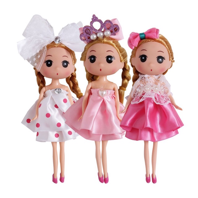 Set 2 mẫu búp bê chibi 18cm giao mẫu ngẫu nhiên