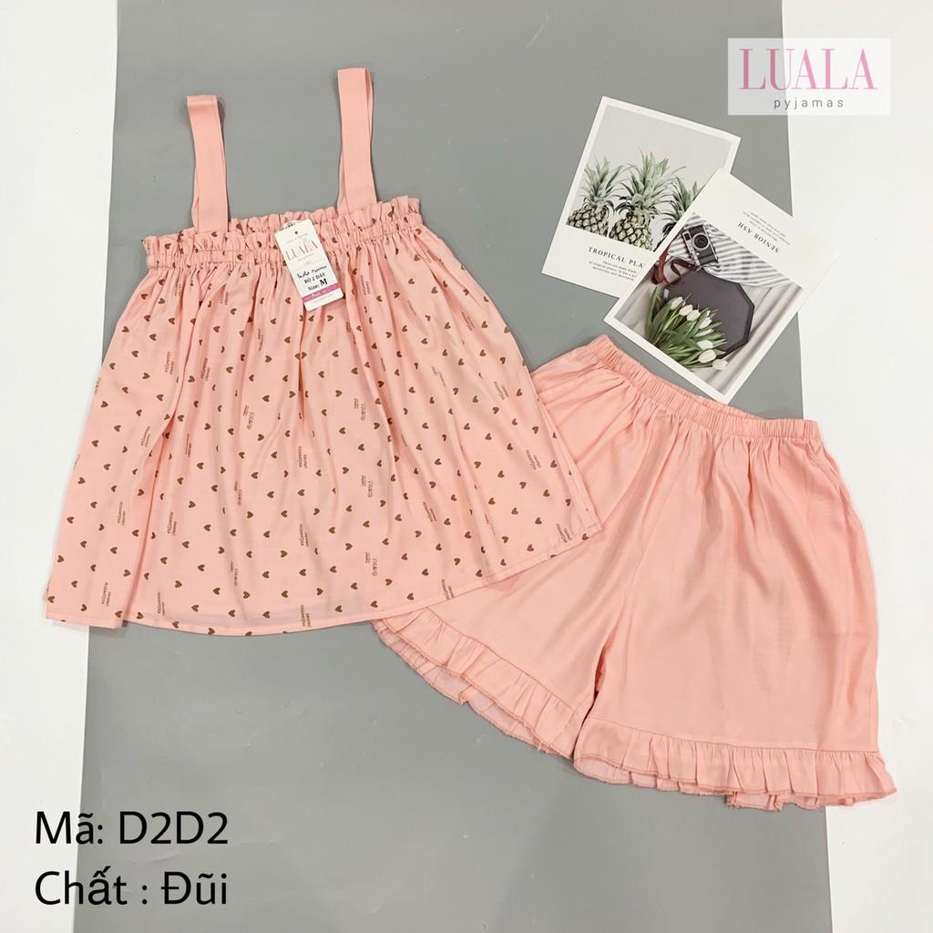 Bộ Đồ Ngủ, Hai Dây Đũi Hàn Loại 1 Thấm Hút Mồ Hôi Tốt