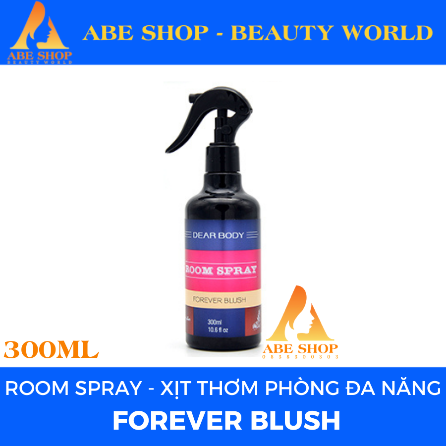 Xịt Thơm Phòng DEAR BODY 300ml - Hương Thơm Mát - Khử Mùi Tanh - Hôi - Giải Pháp Khử Ẩm Mốc Cho Phòng Karaoke