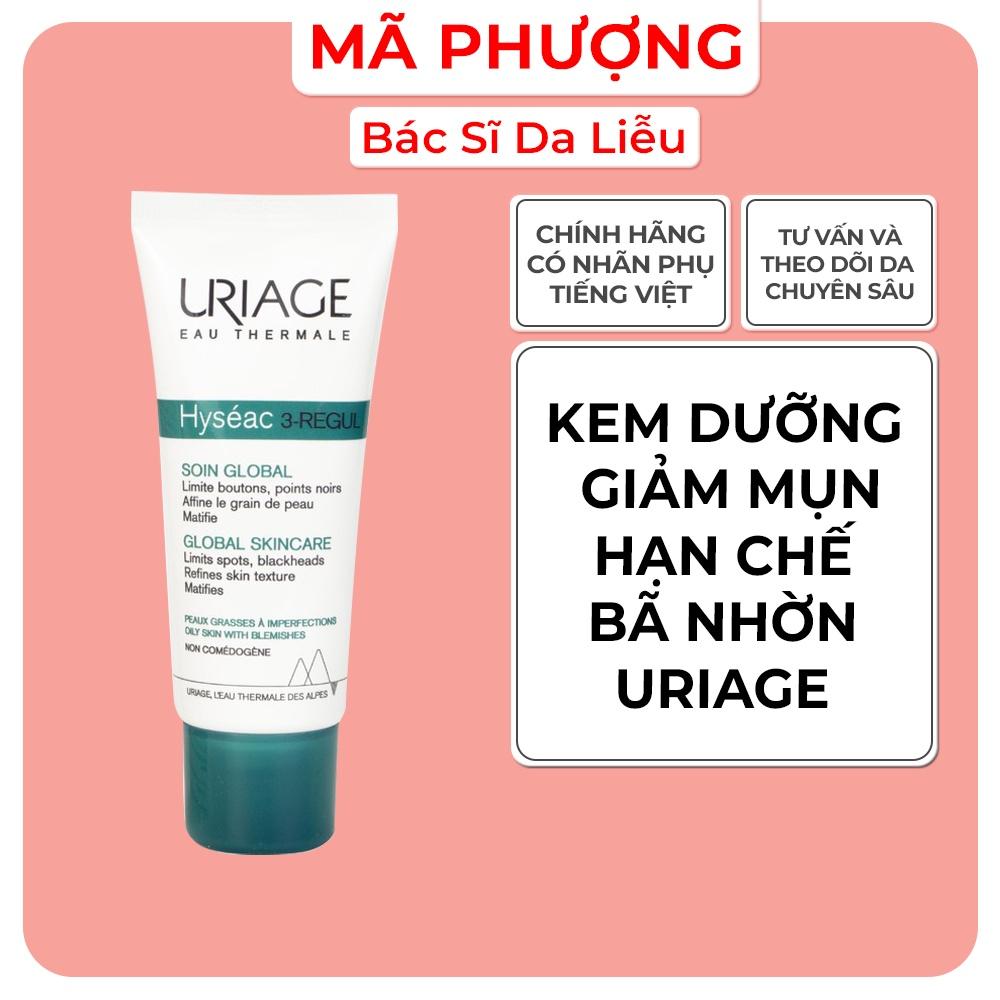 Kem dưỡng giảm mụn Uriage Hyseac 3 Regul Soin Global