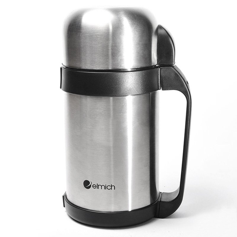 Bình đựng thức ăn giữ nhiệt ELMICH 1000ML, bình ủ thức ăn bằng INOX 304 có tay cầm tiện dụng
