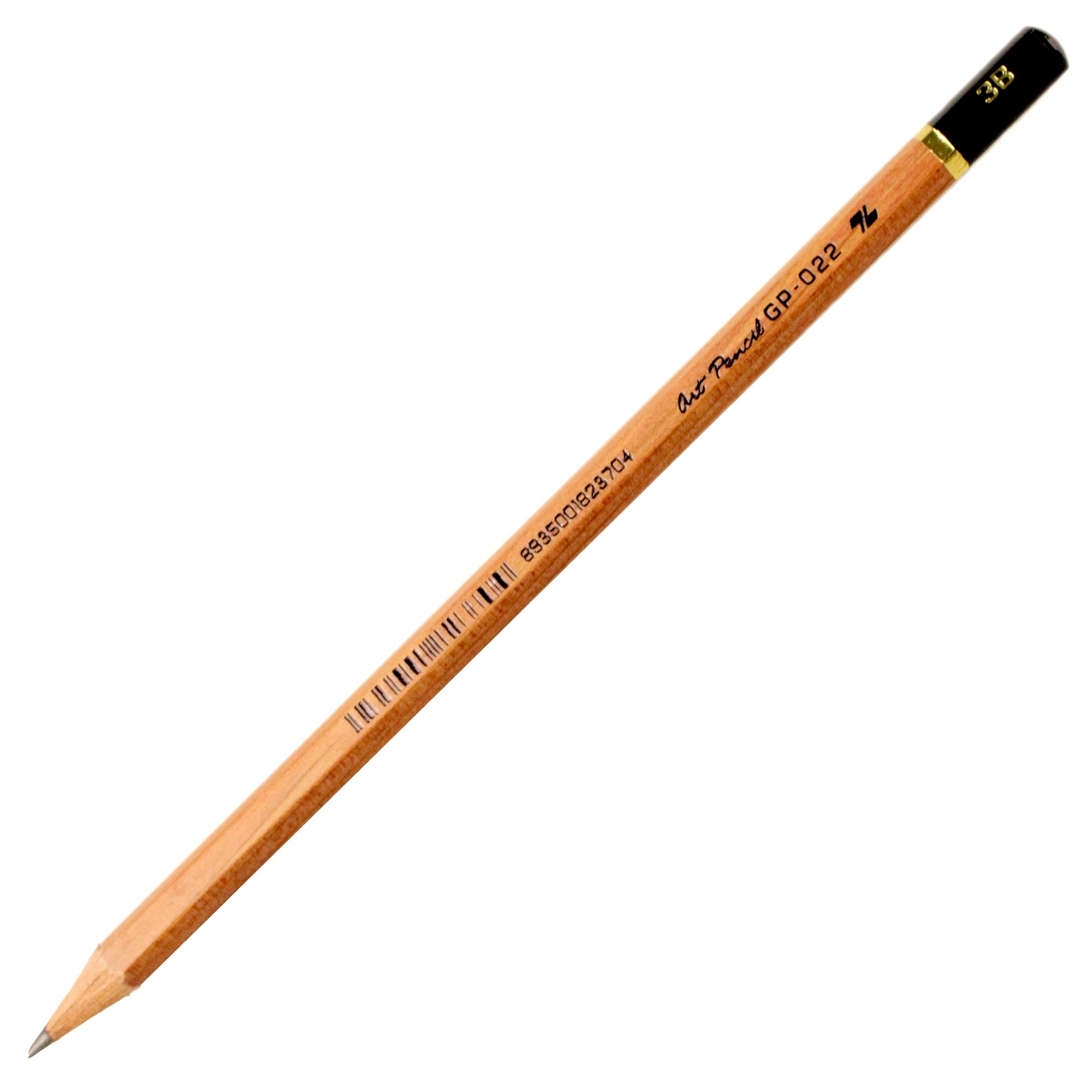 Bút Chì Gỗ 3B Art Pencil Thiên Long GP-022 - Thân Nâu
