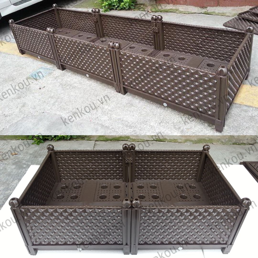 Chậu ghép trồng cây thông minh Nhật - Việt, trồng trồng rau, hoa, cây cảnh