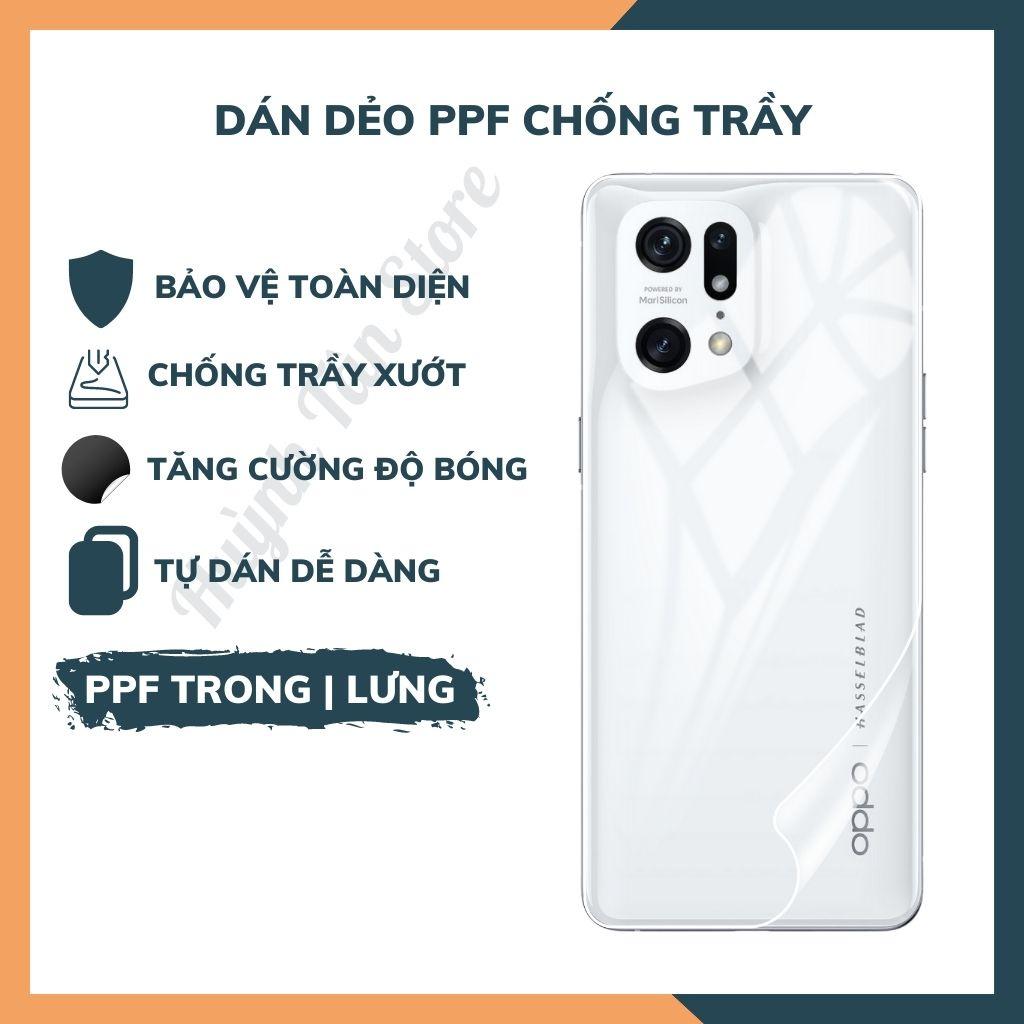 Miếng dán ppf find x5 pro trong suốt hoặc nhám chống vân tay bảo vệ camera mua 1 tặng 1 phụ kiện huỳnh tân store