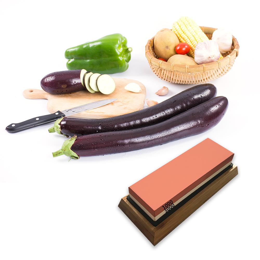 Đá Mài 400/1000 3000/8000 Grit Dành Cho Mọi Lưỡi Dao, Với Dụng Cụ Mài Đế Chống Trượt Và Dẫn Hướng Góc