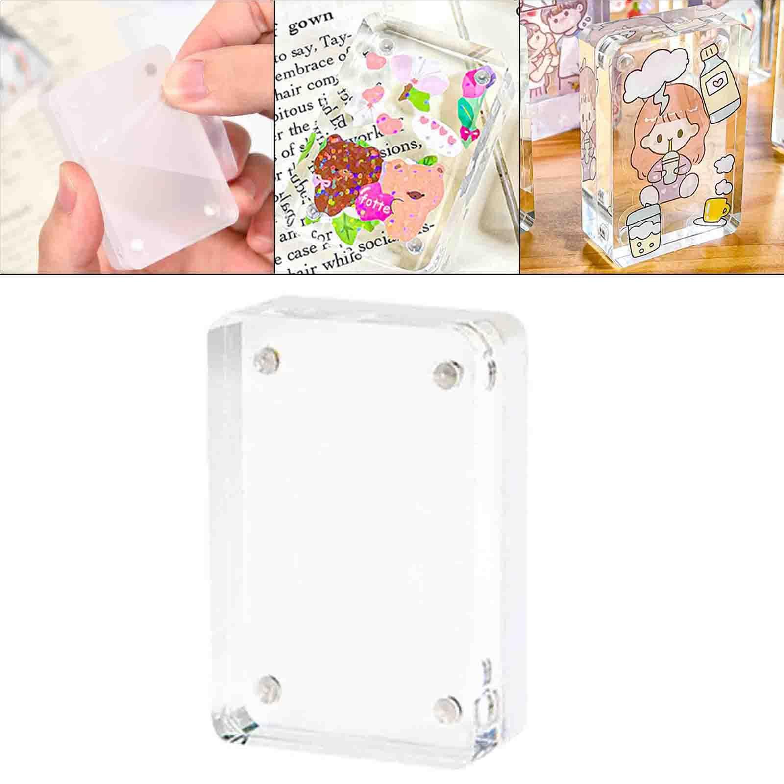Goo Card Idol Decals Decorative Label Sticker Mini Stand Homemade Tool