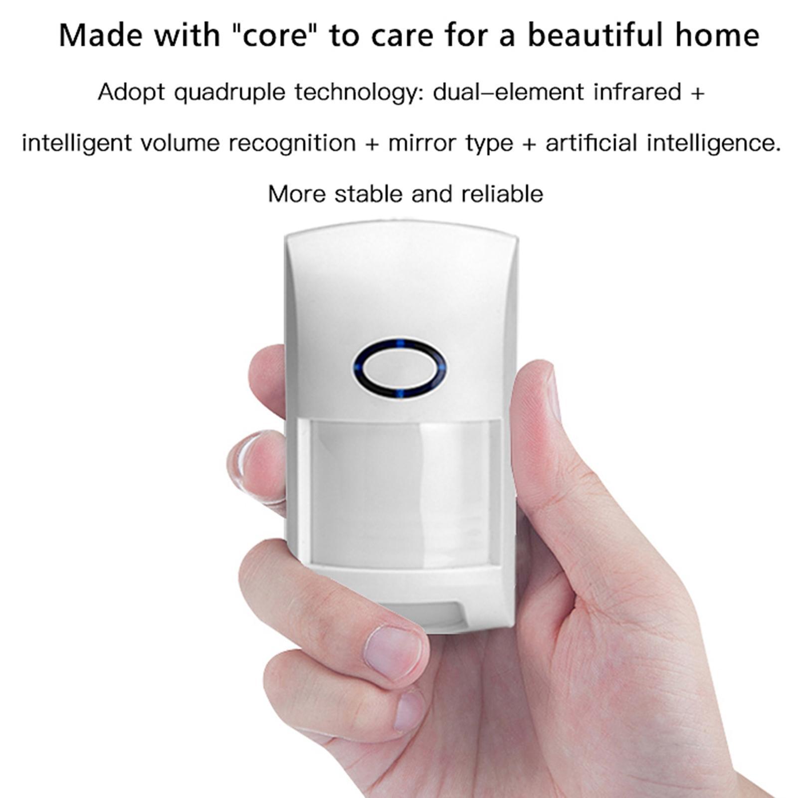RF 433MHz Wireless PIR Motion Sensor Alarm Home Infrared Detector All-round