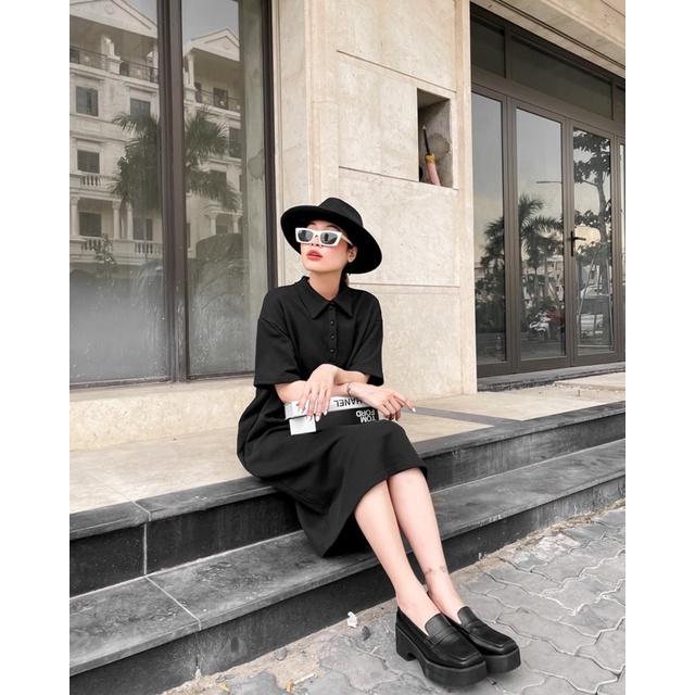 POLO DRESS - Đầm cổ suông dáng rộng