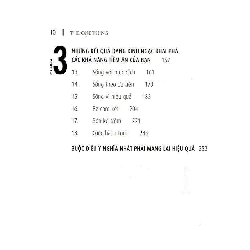 The one thing - Điều ý nghĩa nhất trong từng khoảnh khắc cuộc đời - Bản Quyền