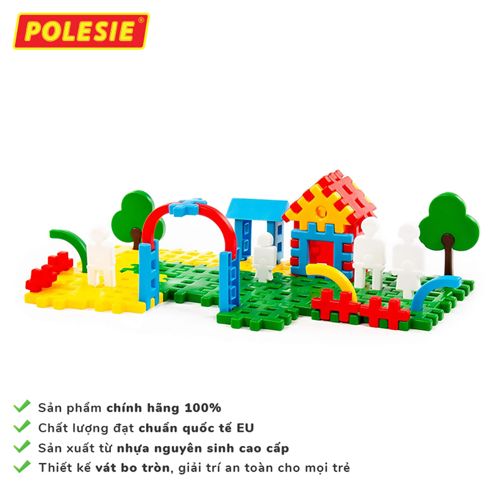 Bộ Đồ Chơi Lắp Ghép Công Viên Giải Trí Luna Park 1 - Đồ Chơi Giáo Dục Châu Âu, An Toàn, Siêu Bền Cho Bé - Polesie Toys 51585