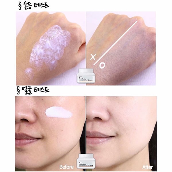 Kem Dưỡng Trắng, Tái Tạo Da, Hỗ Trợ Giảm Thâm Mụn, Nám Da Dr.Jart+ V7 Toning Light 50ml ( phiên bản mới)