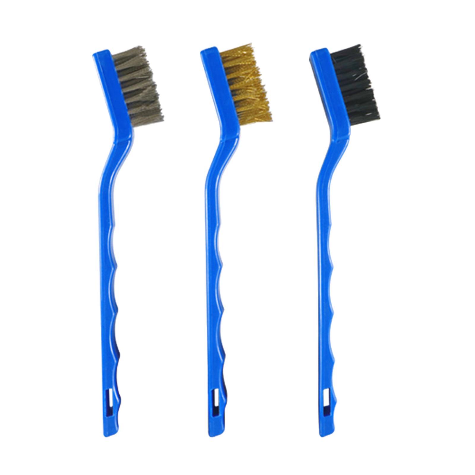 3 Pieces Engine Cleaning Brushes Easy Storage Professional for Engine