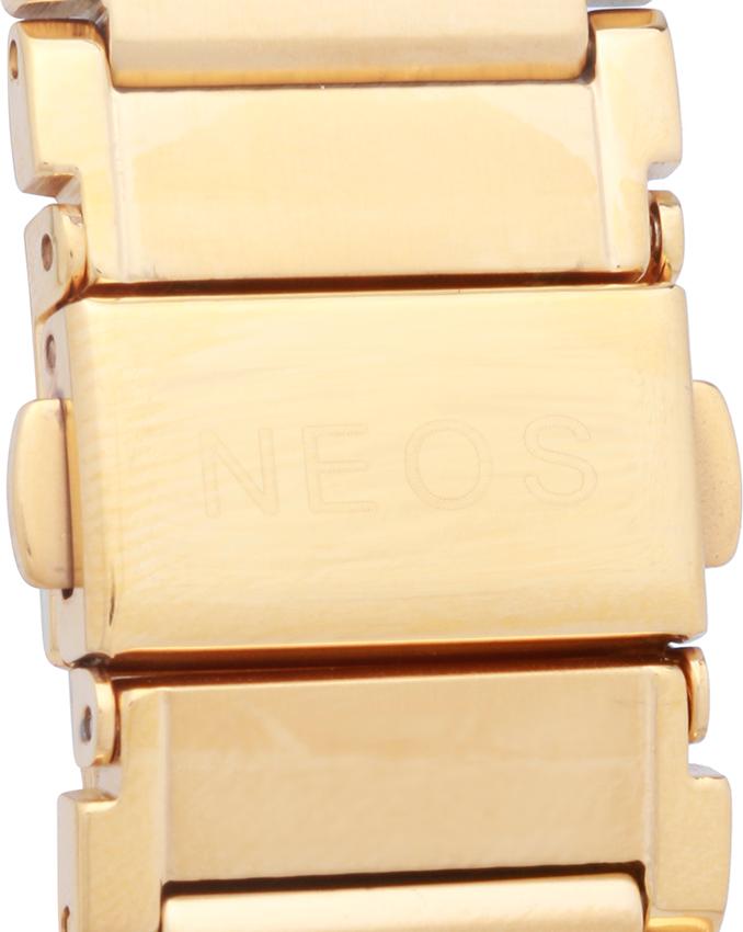 Đồng hồ NEOS N-30853M dây thép vàng